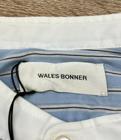 ウェールズ・ボナー 長袖ノーカラーシャツ ストライプ メンズ SIZE 48 (M) Wales Bonner