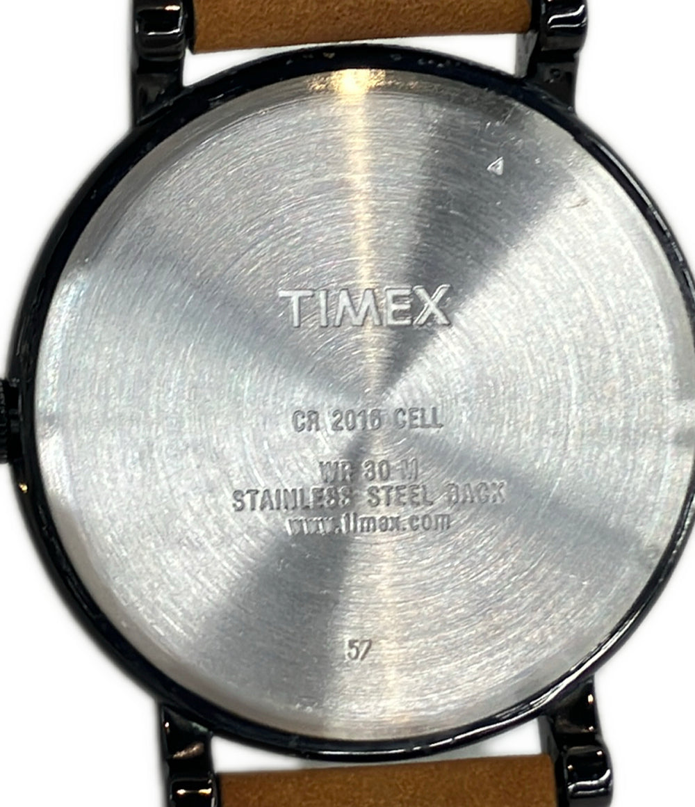 TIMEX 腕時計 クオーツ ブラック T2N677 レディース メンズ タイメックス
