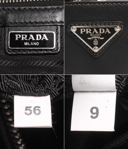 プラダ 2wayレザーショルダーバッグ シルバー金具 ブリック サフィアーノ 2VH069 メンズ PRADA