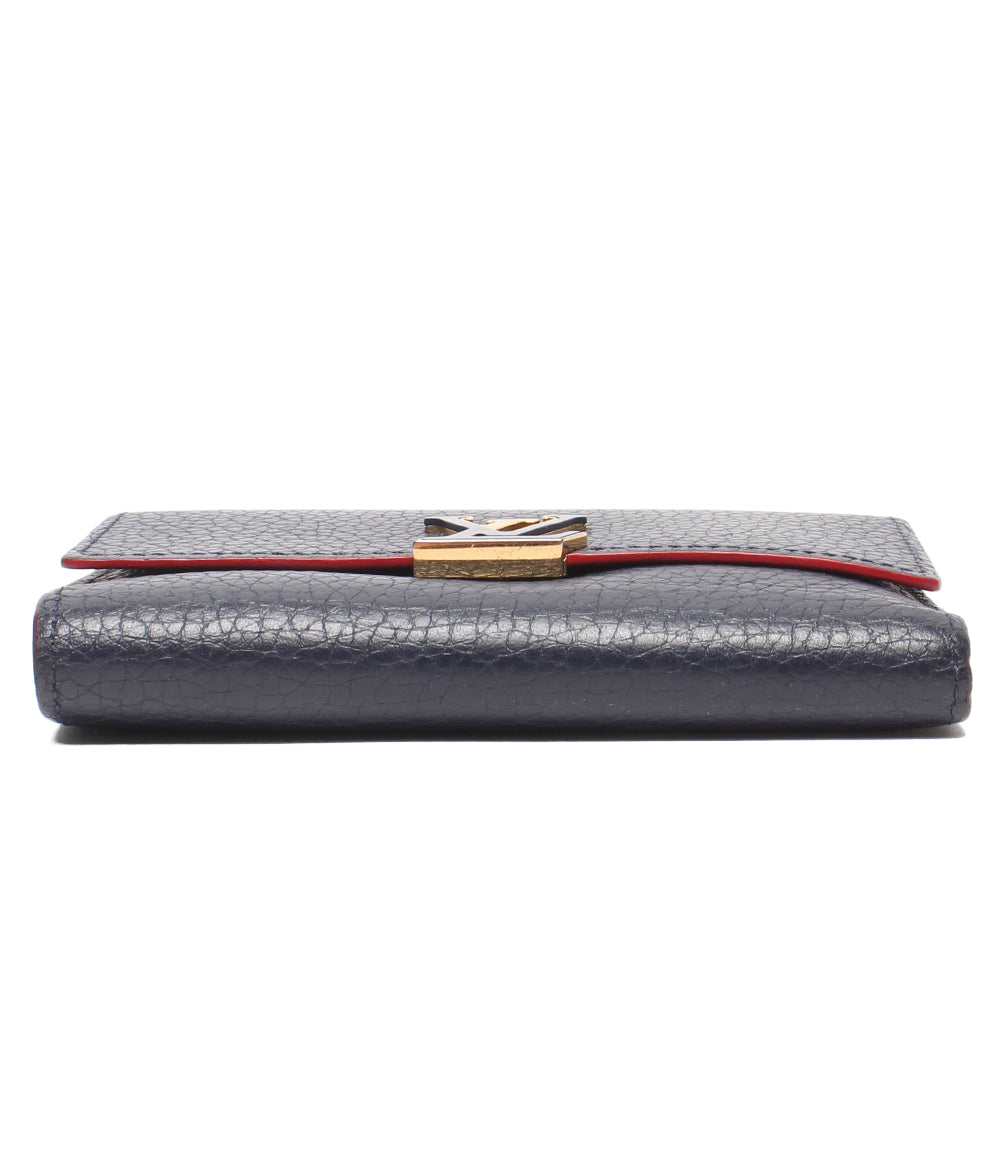 LOUIS VUITTON 三つ折り財布 ポルトフォイユ カプシーヌ M63741 レディース ルイ・ヴィトン