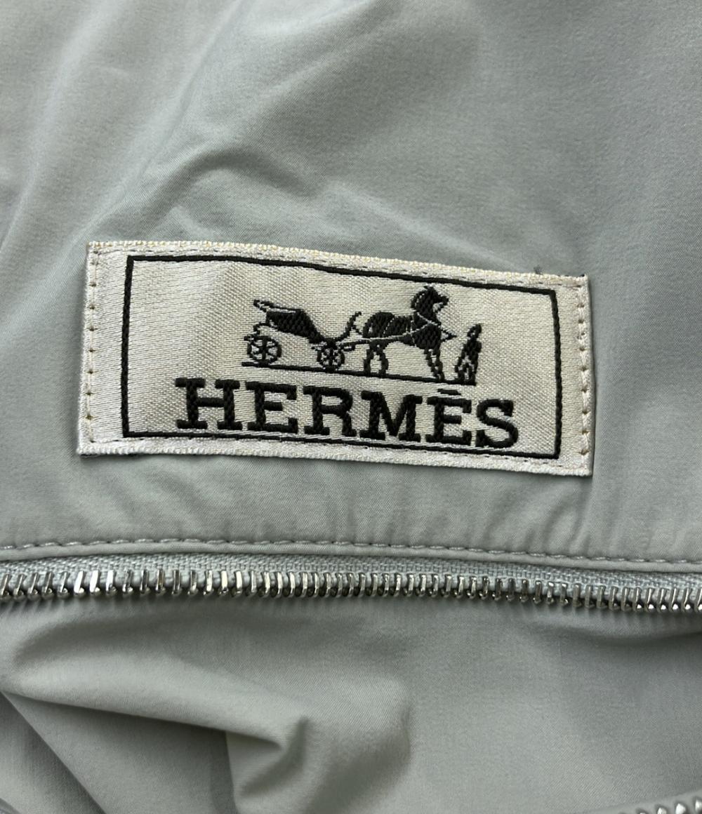 美品 HERMES ワッフルパーカー ジップアップ マルチカラー レディース SIZE L エルメス