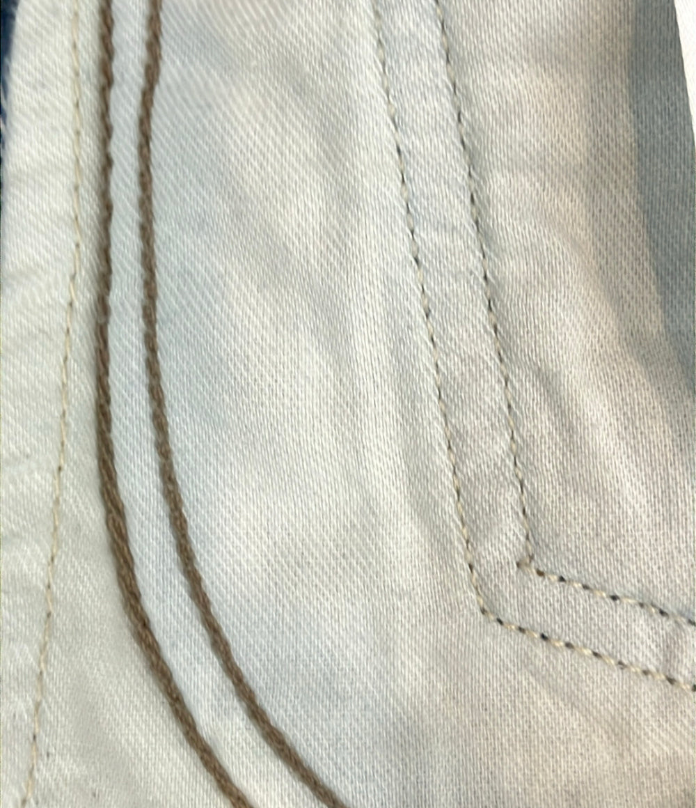 Citizens of humanity デニムパンツ ボタンフライ ダメージ加工 インディゴブルー Aylaジーンズ レディース SIZE 23 (XXS)