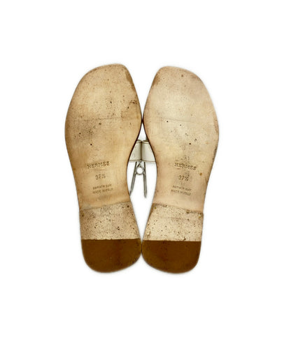 HERMES フラットレザーサンダル オラン レディース SIZE 37 1/2 エルメス