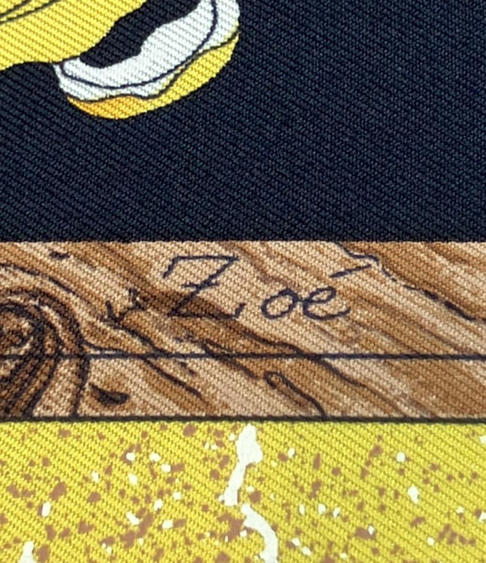 美品 HERMES スカーフ シルク100% カレ90 PiERRES d' ORiENT et d' OCCiDENT レディース エルメス