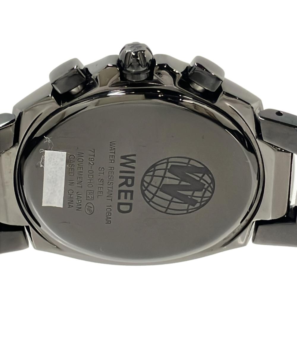 WIRED 腕時計 クオーツ 7T92-0DH0 メンズ ワイアード