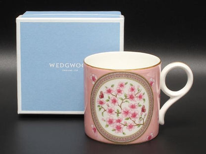 美品 WEDGWOOD マグカップ 東京マグ ピンク 桜 ワンダーラスト TOKYO MUG ウエッジウッド