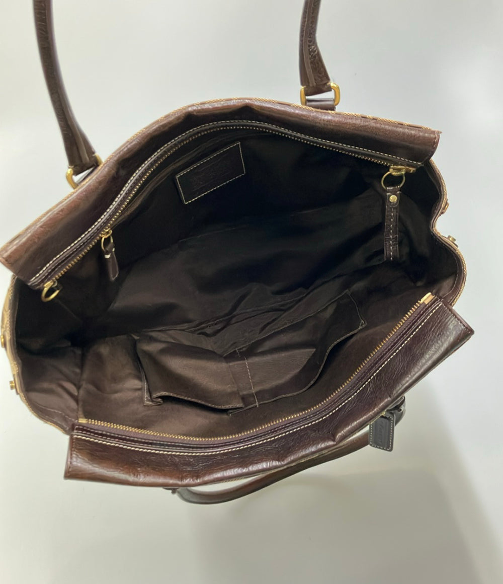 COACH トートバッグ キャンバス シグネチャー 11063 レディース コーチ