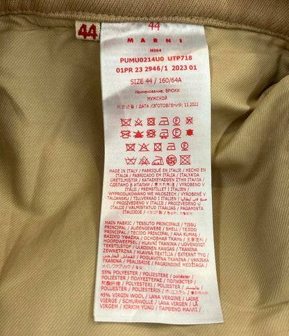 美品 MARNI ロングパンツ PUMU0214U0 UTP718 メンズ SIZE 44 (S) マルニ