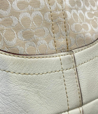 訳あり COACH トートバッグ ショルダーバッグ 肩掛け ミニシグネチャー レディース コーチ