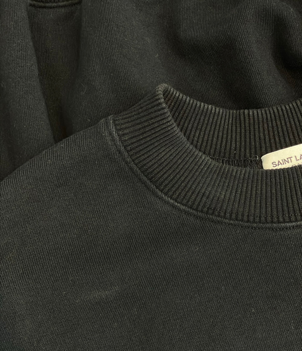 SAINT LAURENT PARIS クロップド丈 スウェット レディース SIZE M サンローランパリ
