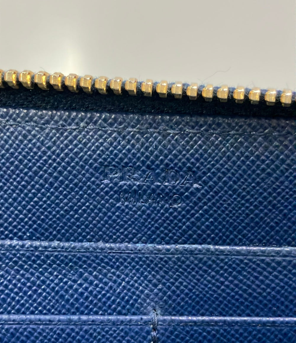 PRADA ラウンドファスナー長財布 レザー レディース プラダ