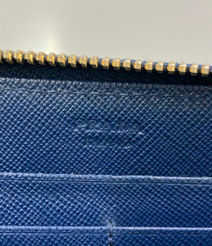 PRADA ラウンドファスナー長財布 レザー レディース プラダ