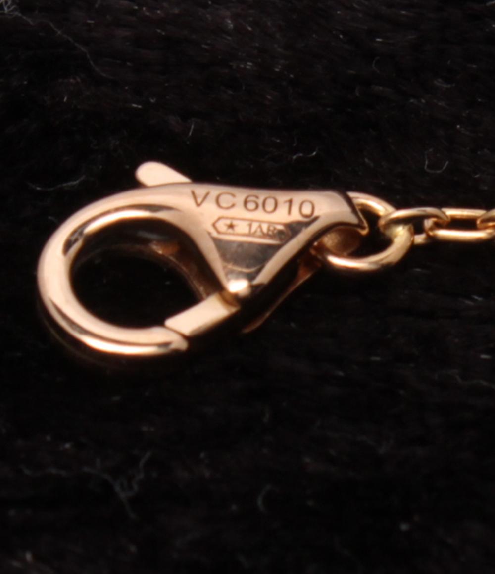 美品 Cartier ネックレス K18 ダムール 1P ダイヤ レディース カルティエ