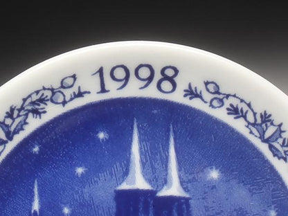 美品 ロイヤルコペンハーゲン ミニプラケット ミニイヤープレート 8cm 1998 Royal Copenhagen