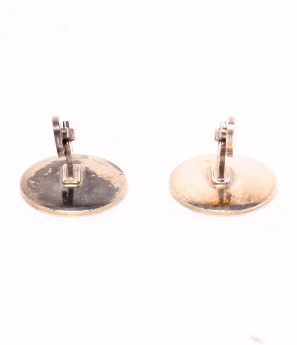 Georg Jensen カフス SV925 111 アップル柄 リンゴ柄 メンズ ジョージジェンセン