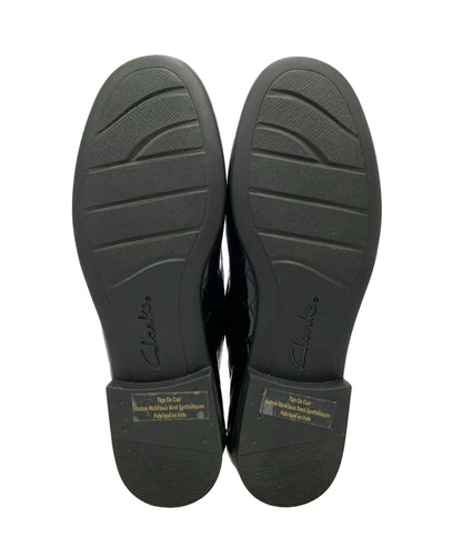 美品 Clarks ローファー クロコ型押し レディース SIZE 6 クラークス