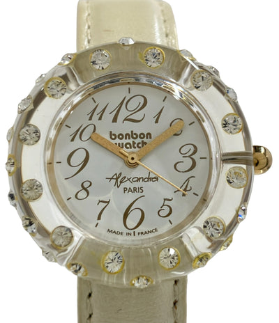 bonbon watch 腕時計 クオーツ ホワイト レディース ボンボンウォッチ