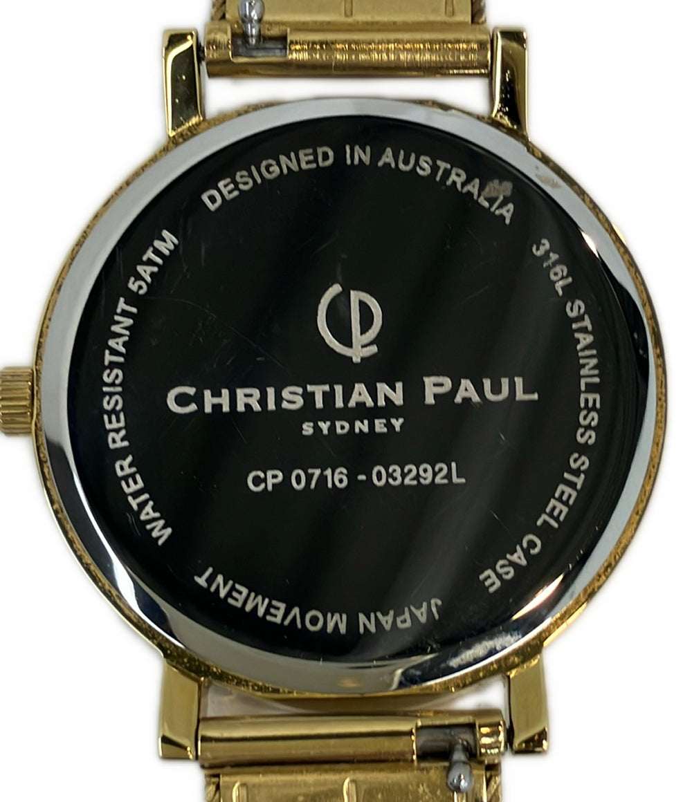 CHRISTIAN PAUL 腕時計 クオーツ CP0716-03292L レディース メンズ クリスチャンポール