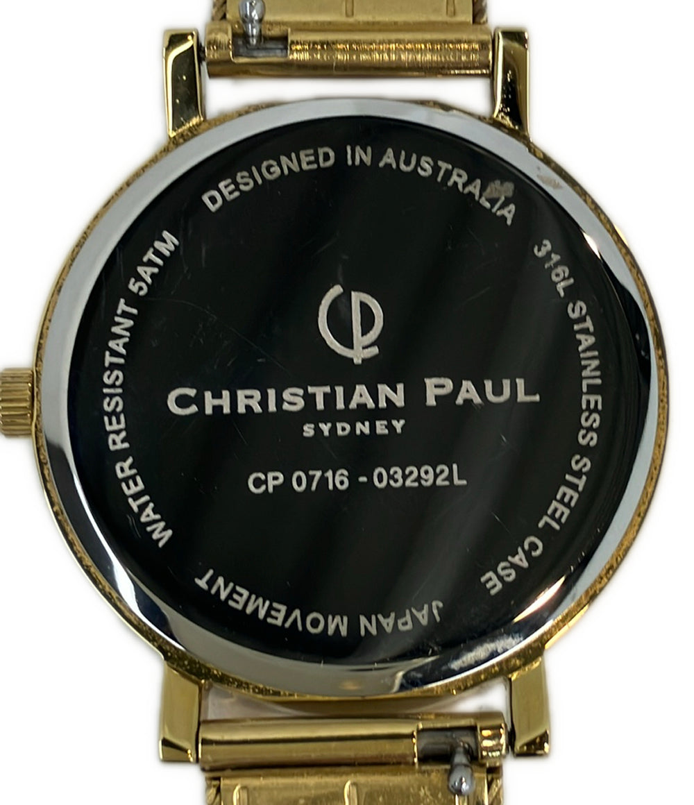 CHRISTIAN PAUL 腕時計 クオーツ CP0716-03292L レディース メンズ クリスチャンポール