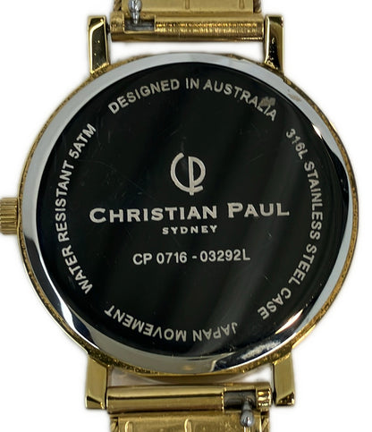 CHRISTIAN PAUL 腕時計 クオーツ CP0716-03292L レディース メンズ クリスチャンポール