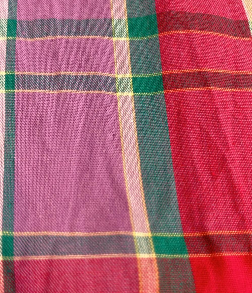 NE QUITTEZ PAS ノースリーブ チェック柄 ワンピース レディース SIZE M ヌキテパ