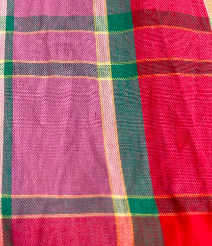 NE QUITTEZ PAS ノースリーブ チェック柄 ワンピース レディース SIZE M ヌキテパ