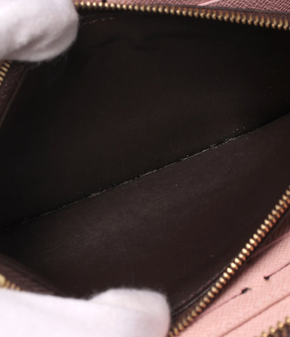 LOUIS VUITTON ラウンドファスナー長財布 ポルトフォイユ クレマンス ダミエ エベヌ N41626 レディース ルイ・ヴィトン