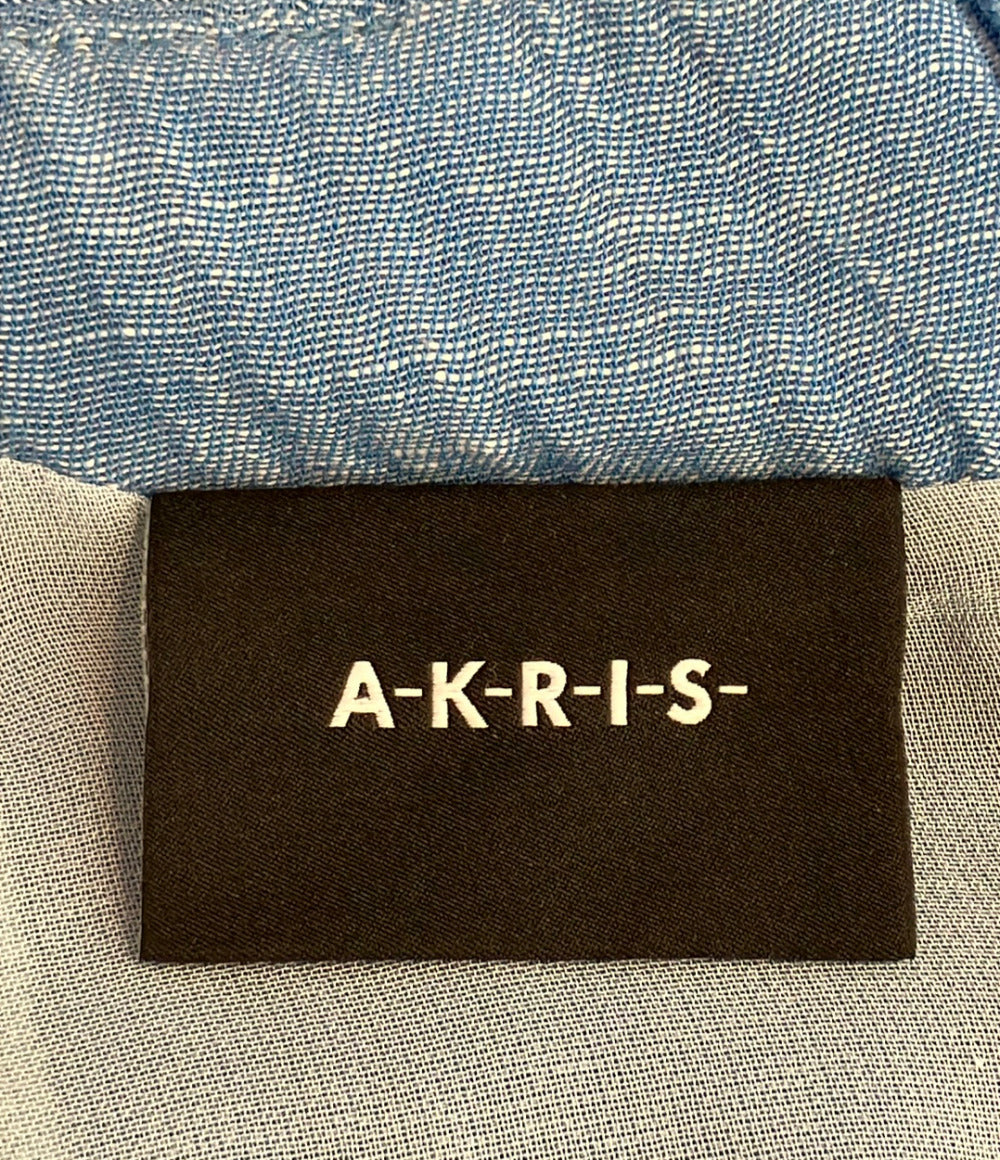AKRIS ノースリーブウールリネンワンピース レディース SIZE 36 アクリス