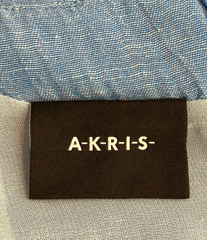 AKRIS ノースリーブウールリネンワンピース レディース SIZE 36 アクリス