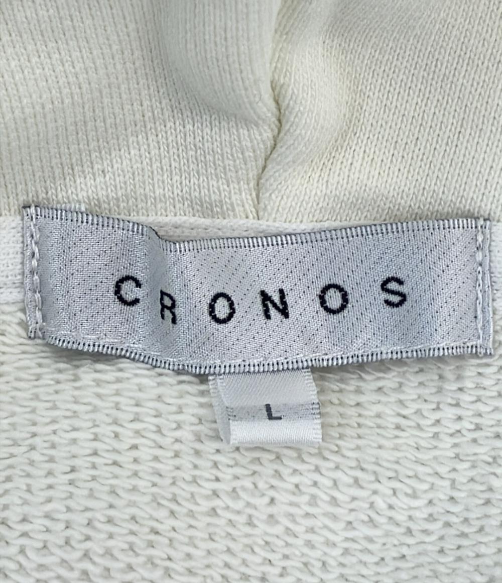 CRONOS セットアップ スウェット パーカー WOMEN NEUTRAL TONE HEAVYWEIGHT ZIP HOODIE W11-PK-2557MO レディース SIZE L クロノス
