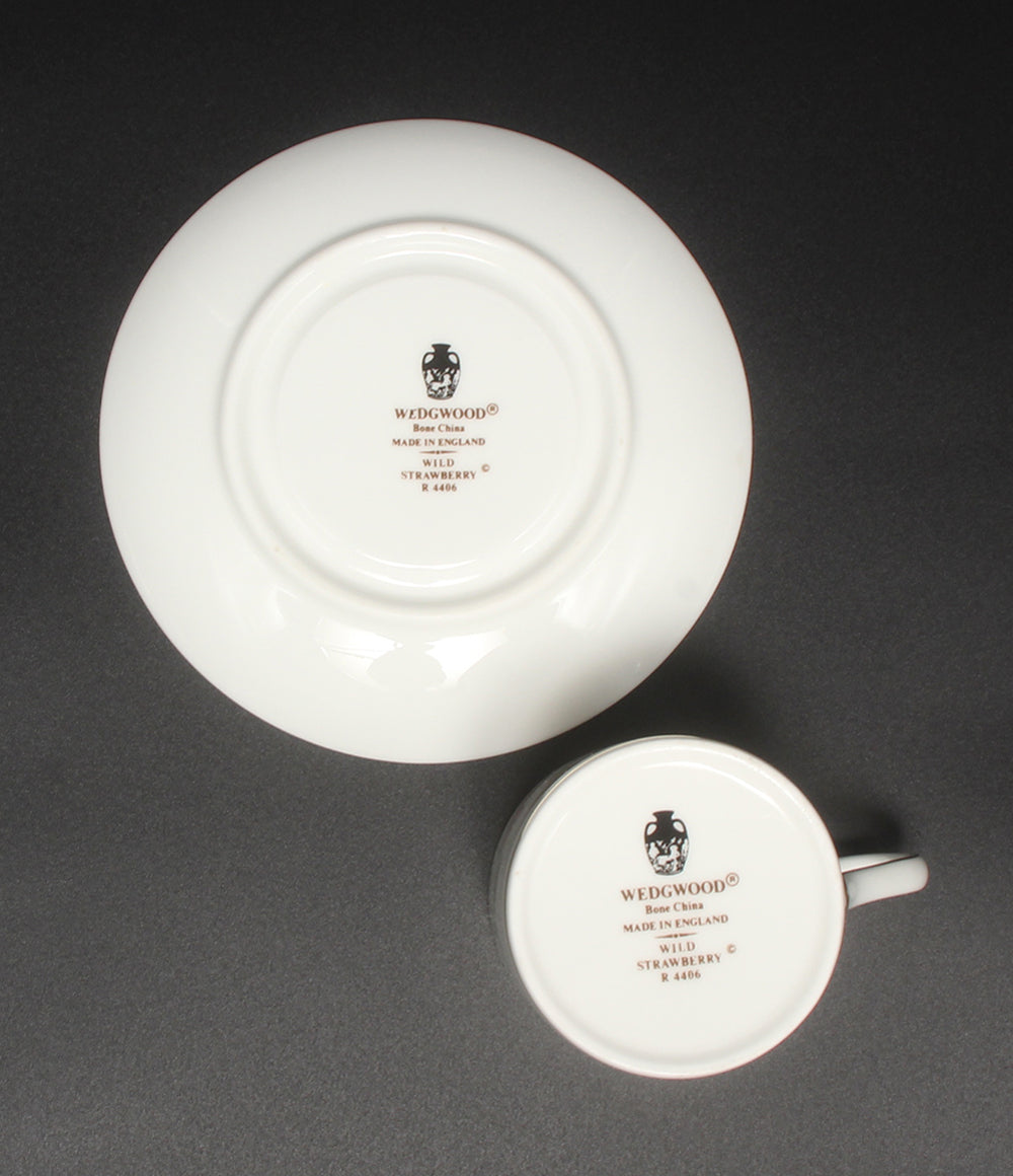 美品 WEDGWOOD カップ＆ソーサー ワイルドストロベリー ウェッジウッド