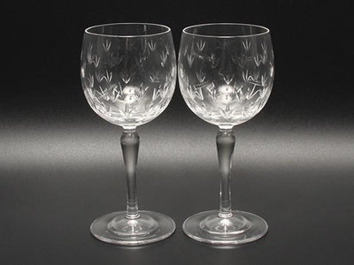 ティファニー ワイングラス 2点セット ペア フローレット TIFFANY&Co.
