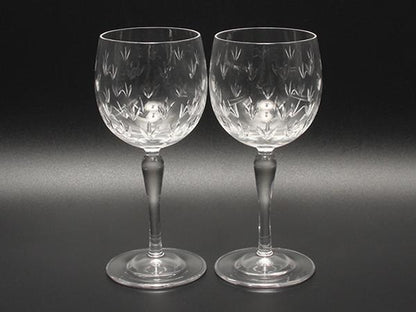 ティファニー ワイングラス 2点セット ペア フローレット TIFFANY&Co.