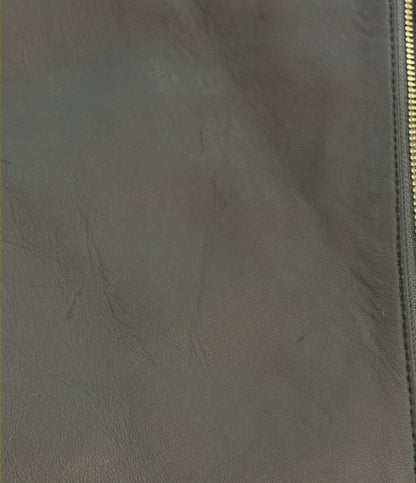 NOBLE ソフトラムレザーライダースジャケット レディース SIZE 36 ノーブル