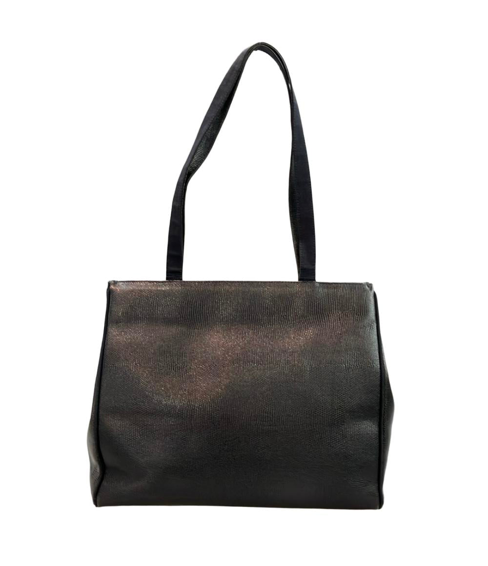 Salvatore Ferragamo ブラック トートバッグ Salvatore Ferragamo (サルヴァトーレフェラガモ) 2WAY エンボス