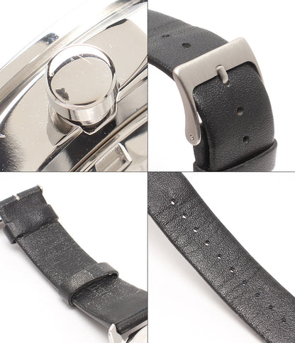 SEIKO 腕時計×シティハンター クオーツ ブラック 8T63-02P0 メンズ セイコー