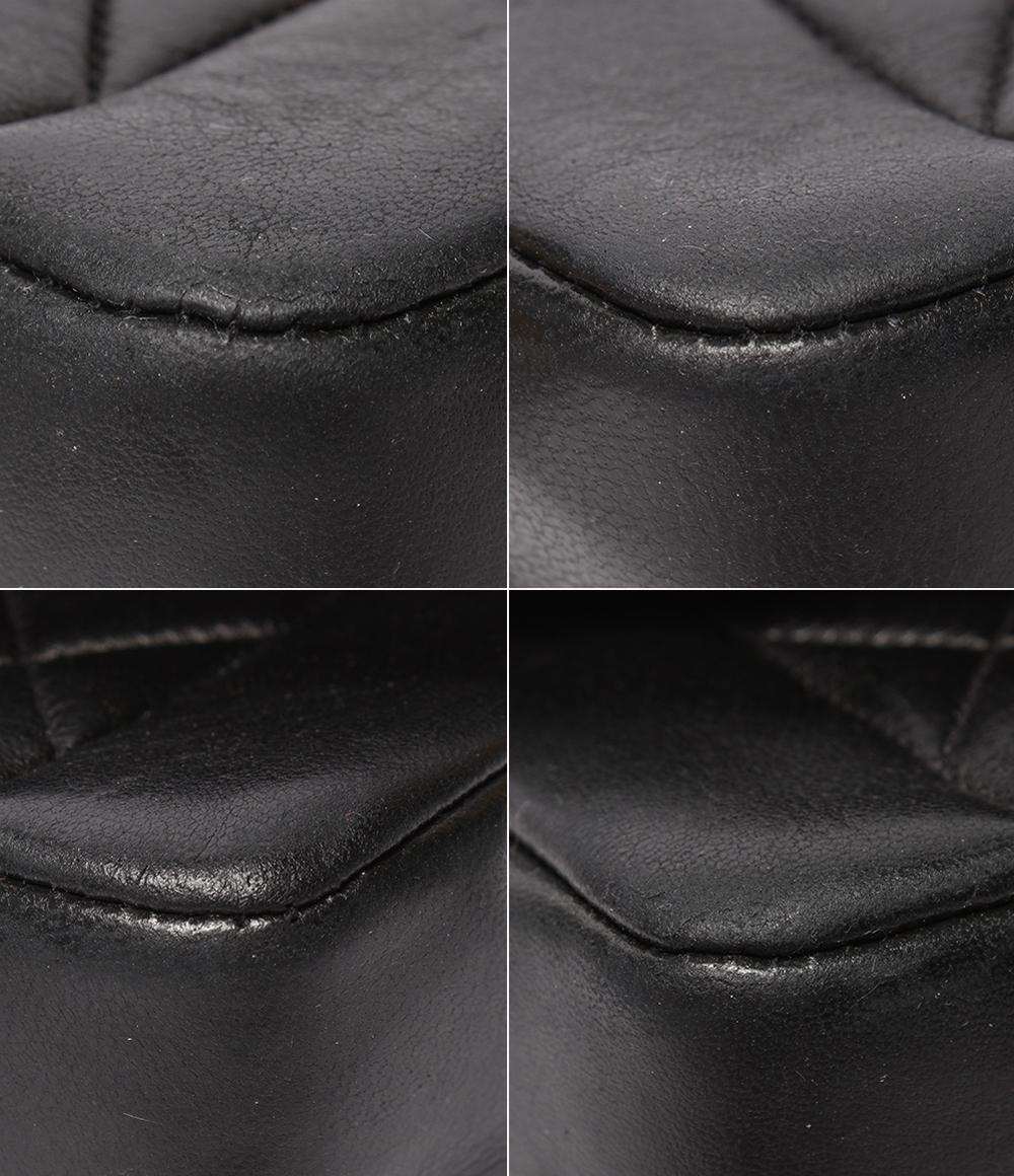 CHANEL チェーンショルダーバッグ ダイアナ 25 ラムスキン 2番台 ゴールド金具 シングルフラップ シングルチェーン マトラッセ レディース シャネル