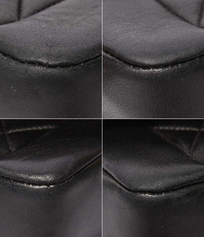 CHANEL チェーンショルダーバッグ ダイアナ 25 ラムスキン 2番台 ゴールド金具 シングルフラップ シングルチェーン マトラッセ レディース シャネル