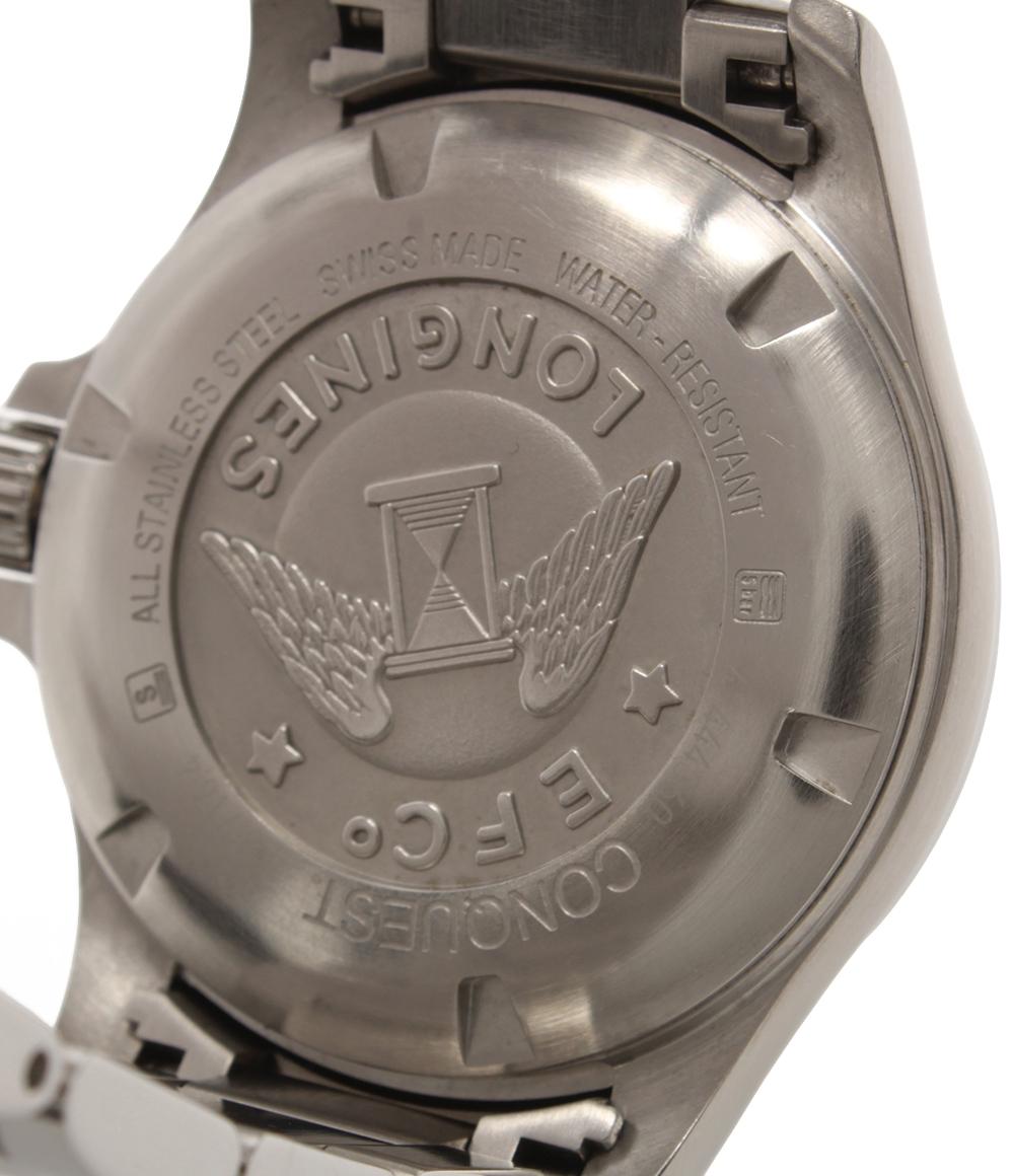 ロンジン 腕時計 パーペチュアルカレンダー コンクエスト クオーツ ホワイト L37164766 メンズ LONGINES