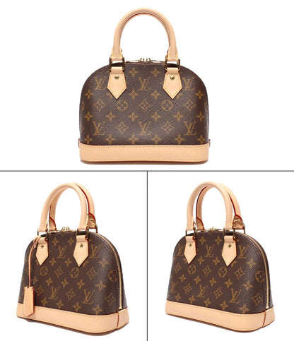 美品 ルイ・ヴィトン 2way ハンドバッグ ショルダーバッグ 斜め掛け アルマ BB モノグラム M46990 レディース LOUIS VUITTON