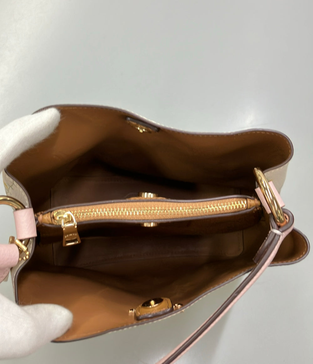COACH ハンドバッグ ショルダーバッグ バケットバッグ 2WAY 斜め掛け レザー 花柄 C3598 レディース コーチ