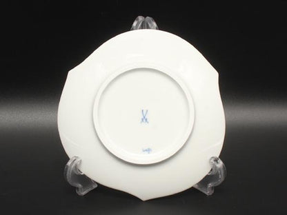 美品 Meissen ディッシュ 皿 15cm 波の戯れ マイセン
