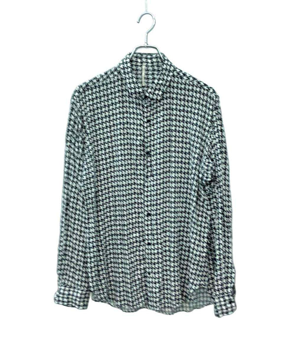 エムズブラック 長袖シャツ 千鳥格子柄 レーヨン 2223007E メンズ SIZE 40 (M) m's braque m's braque 長袖シャツ 千鳥格子柄 レーヨン 2223007E メンズ SIZE 40