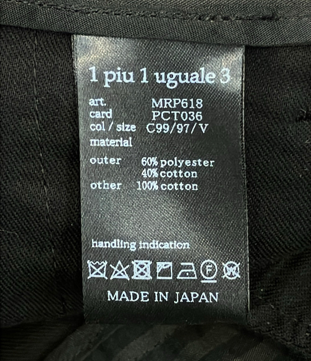 1piu1uguale3 ロングパンツ ストライプ メンズ ウノピュウノウグァーレトレ