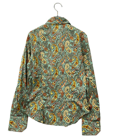 美品 ETRO 長袖シャツ ペイズリー 062-15248-5148 レディース SIZE 44 (S) エトロ