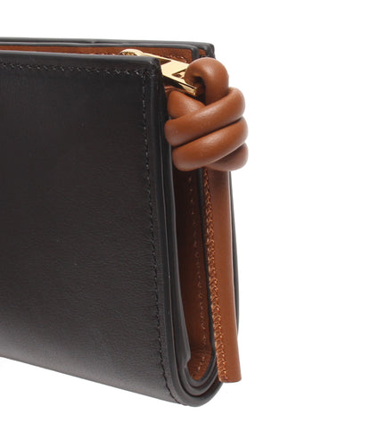 美品 LOEWE 二つ折り財布 ノット コンパクト ウォレット レディース ロエベ