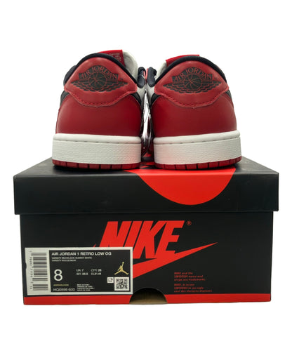 美品 NIKE ローカットスニーカー エア ジョーダン 1 レトロ ロー OG HQ6998-600 メンズ SIZE 26.0 ナイキ