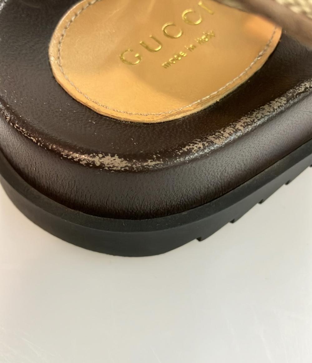 GUCCI サンダル GGキャンバス レディース SIZE 36.5 (M) グッチ