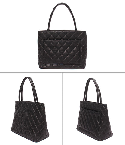 CHANEL トートバッグ ショルダーバッグ 肩掛け ゴールド金具 6番台 キャビアスキン レディース シャネル
