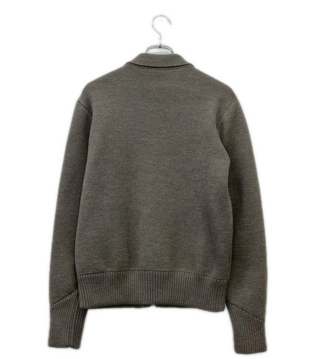 BOTTEGA VENETA スウェード切替ニットブルゾン 445871 VDJT1 メンズ SIZE 48 (L) ボッテガ・ヴェネタ
